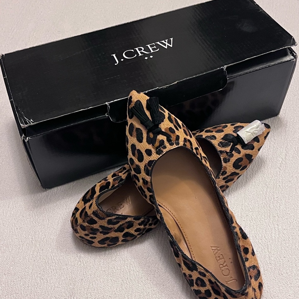 J. Crew Leopard Print Women's Flats